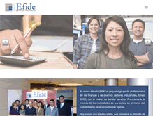Tablet Screenshot of efide.com.pe